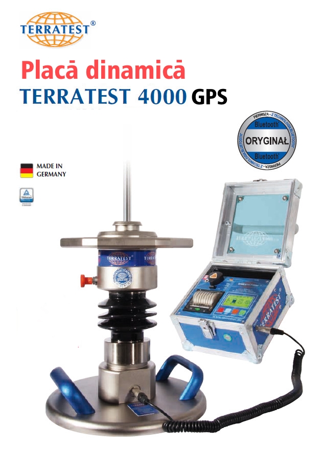 Placa dinamica Terratest 4000 GPS