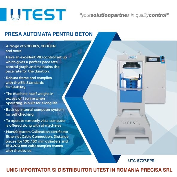 Presa automata pentru beton UTC-5727.FPR